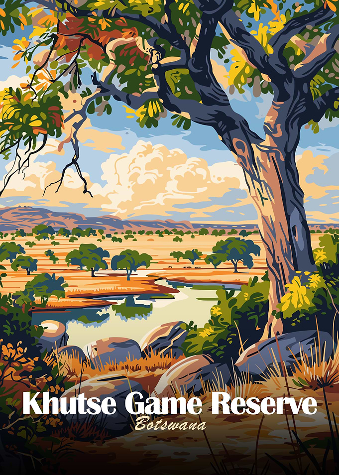 Khutse Game Reserve Botswana Landscape