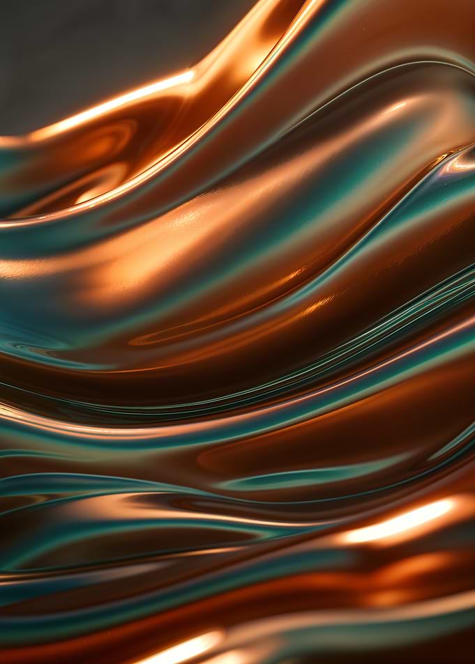 Abstract Metallic Waves