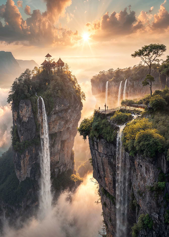 Zhangjiajie National Forest Park Landscape