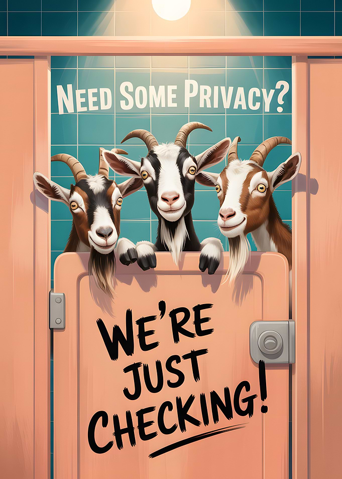 Goat Stall Intruders: Privacy Please!
