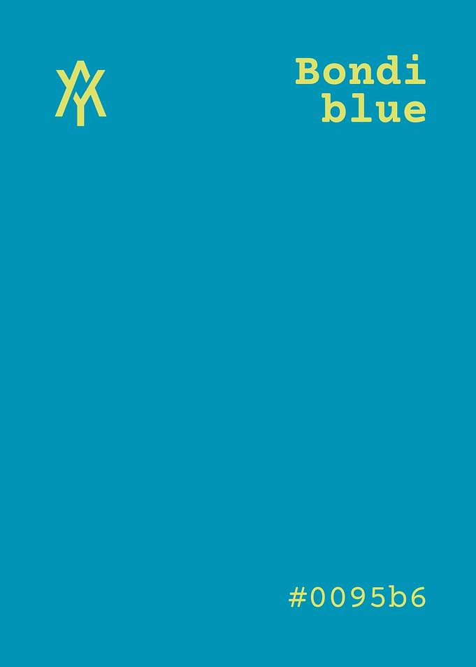 Bondi Blue Color Palette