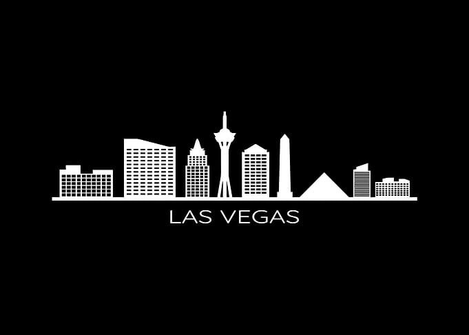 Las Vegas Skyline Silhouette