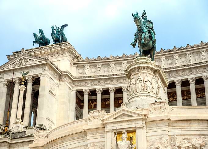 Vittoriano Monument in Rome, Italy