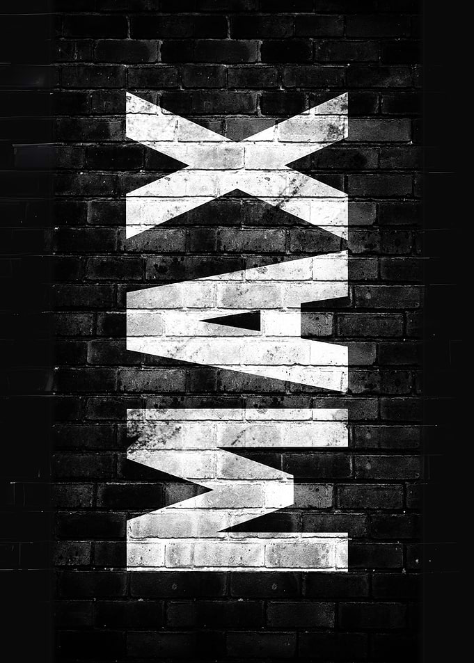 MAX Text on Brick Wall