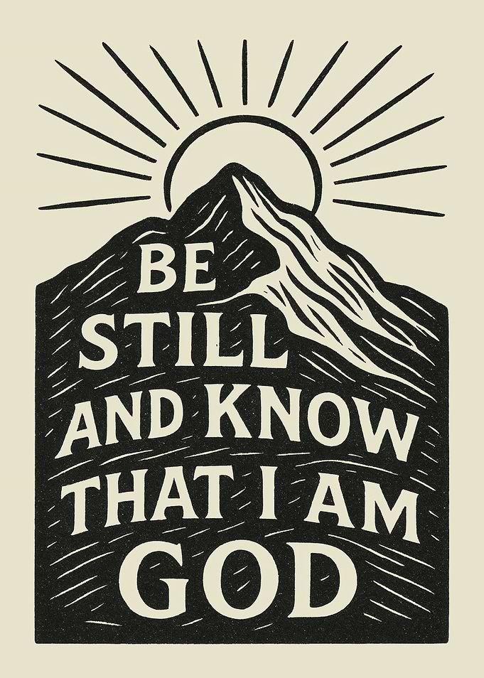 Be Still and Know That I Am God