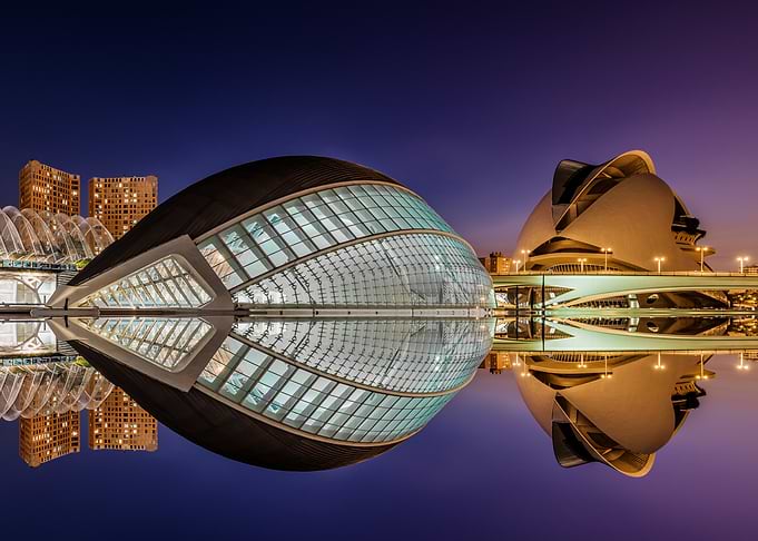 City of Arts and Sciences Reflection