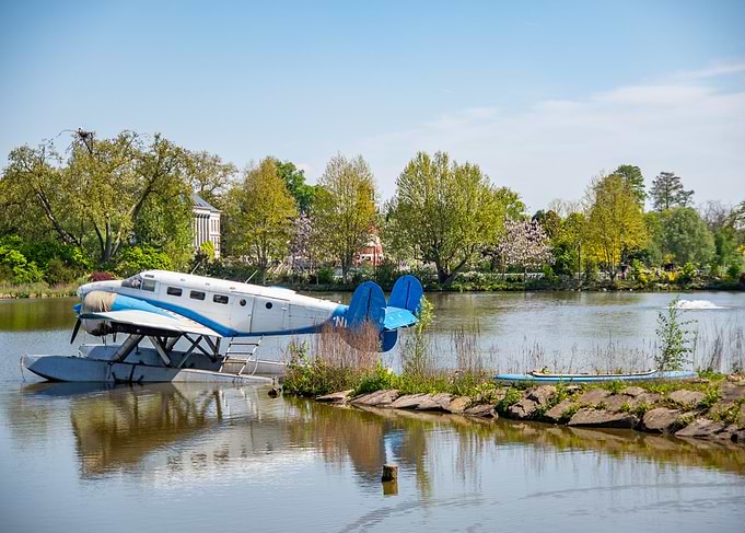 Seaplane on a Lake