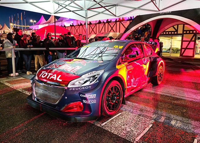 Peugeot Rally Car at Event
