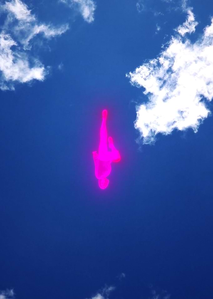 Falling in Blue Sky