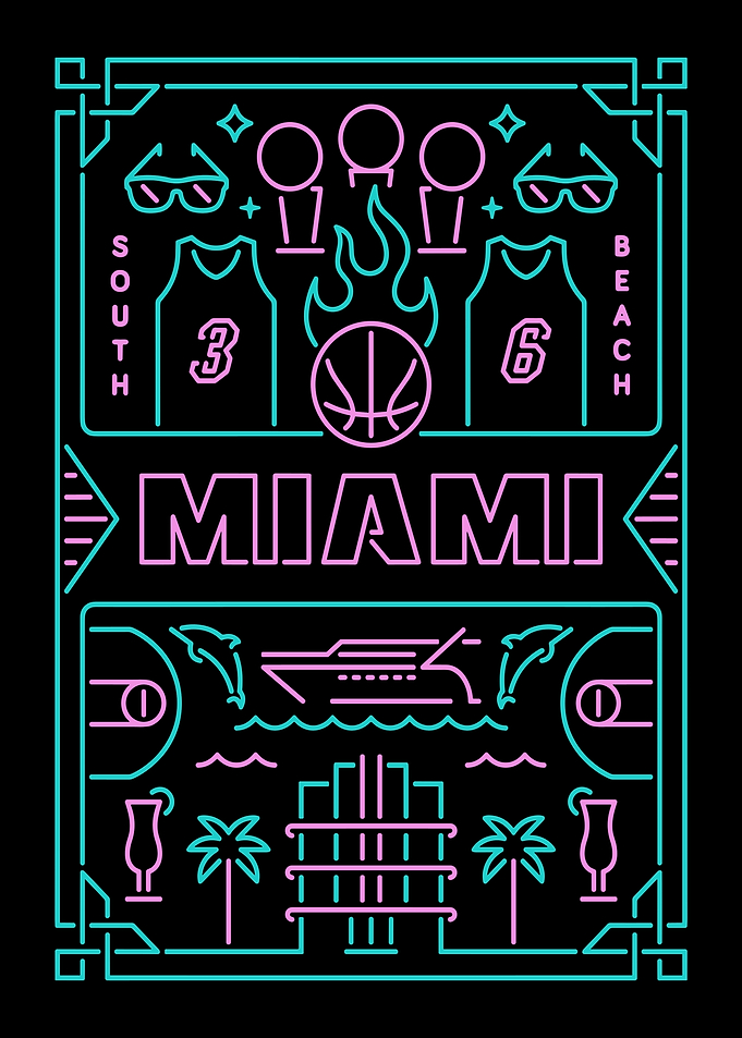 Miami South Beach Neon Art
