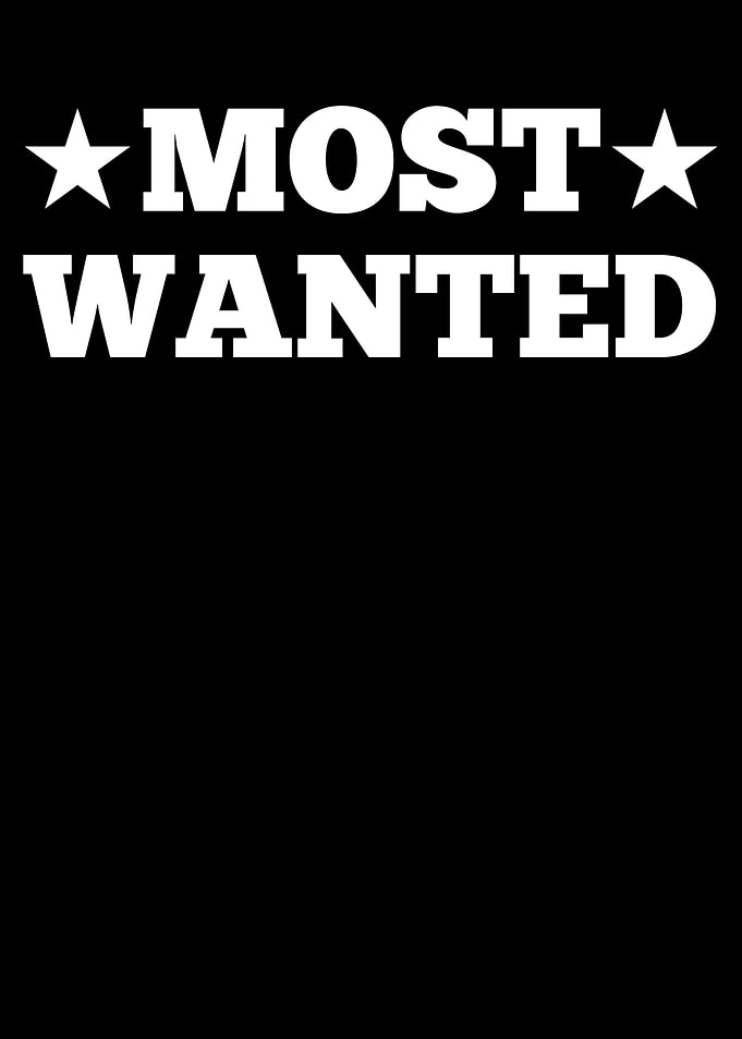 Most Wanted Poster