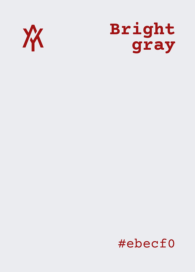 Bright Gray Color Palette