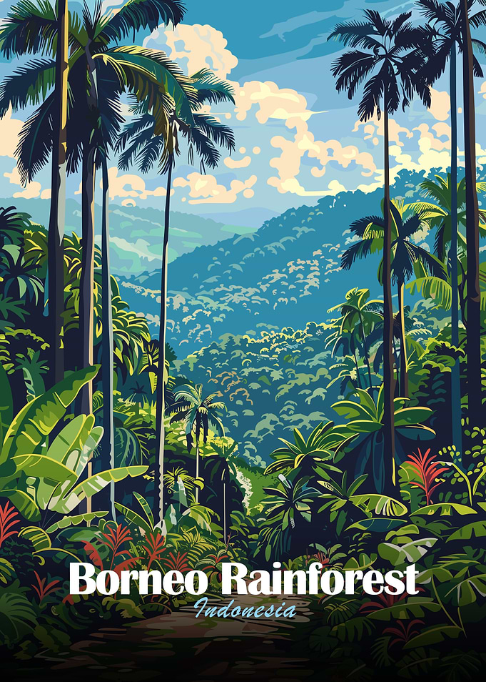 Borneo Rainforest, Indonesia
