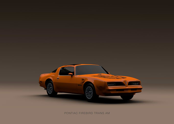 Orange Front Pontiac Firebird Trans Am