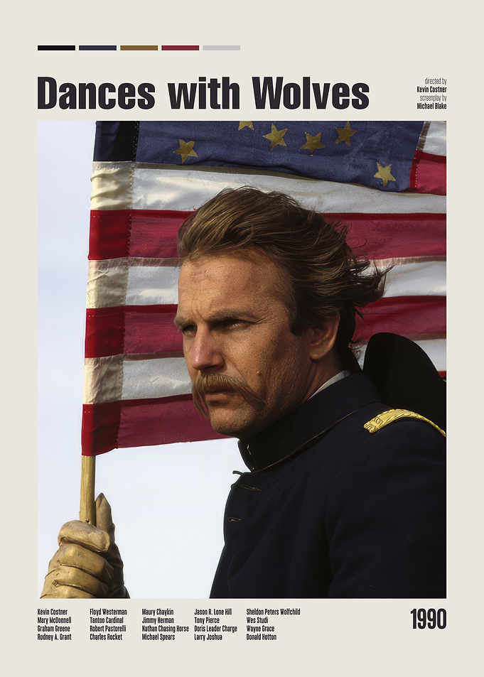 Dances with Wolves Movie Poster