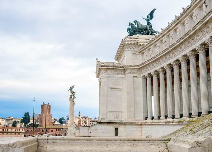 Vittoriano Monument in Rome, Italy