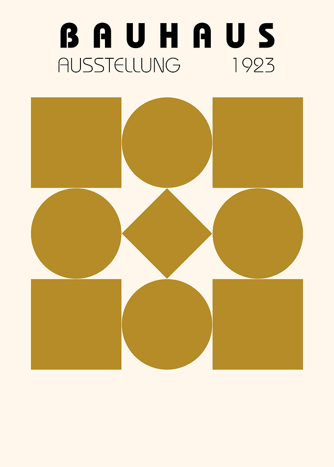 Bauhaus Ausstellung 1923 Poster