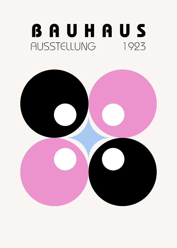 Bauhaus Ausstellung 1923 Poster