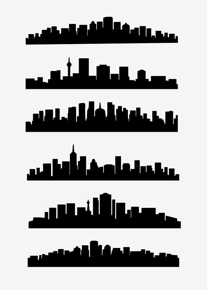 Cityscape Silhouette Collection