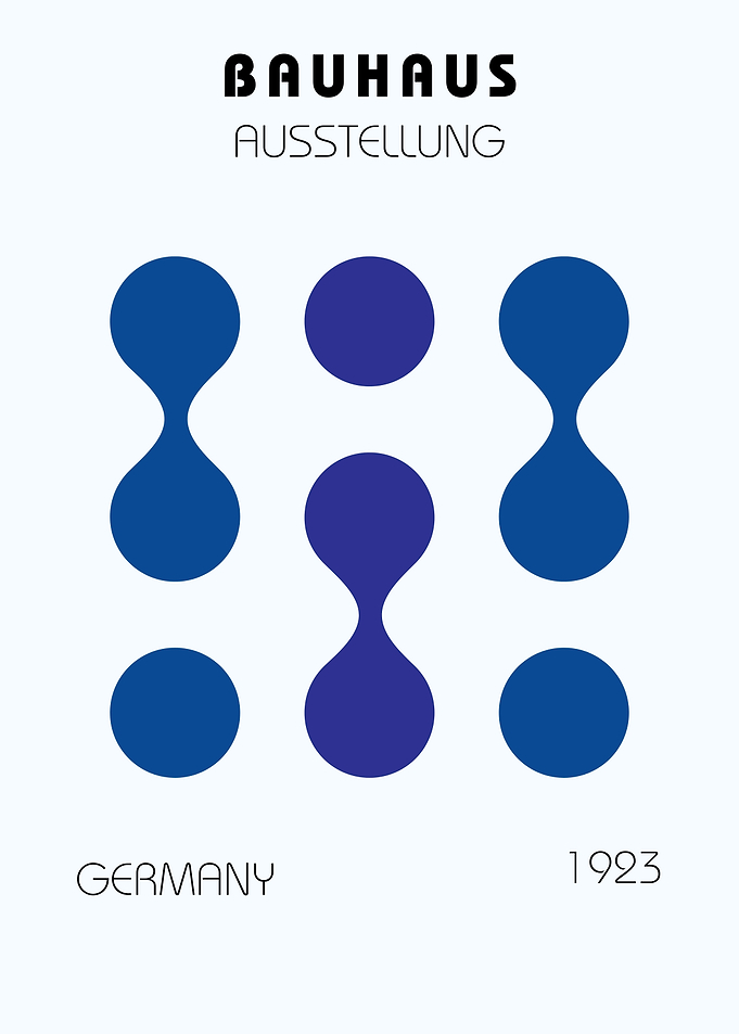 Bauhaus Ausstellung 1923 Poster