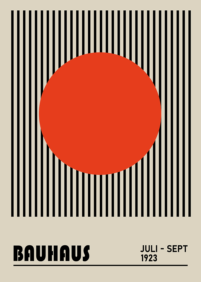 Bauhaus Exhibition Poster, 1923