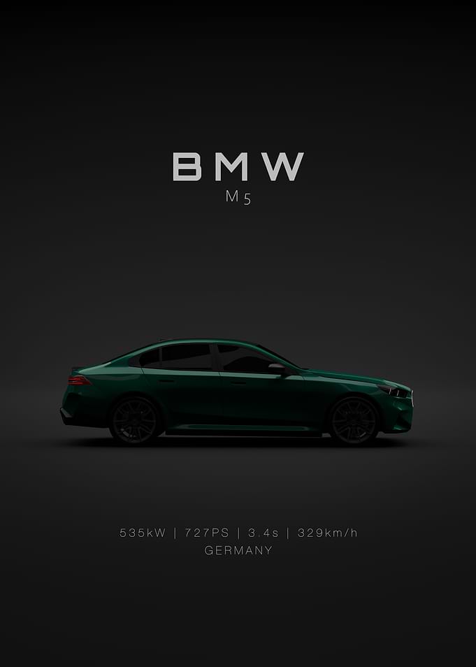 Specs - BMW M5 G90 2025 Green