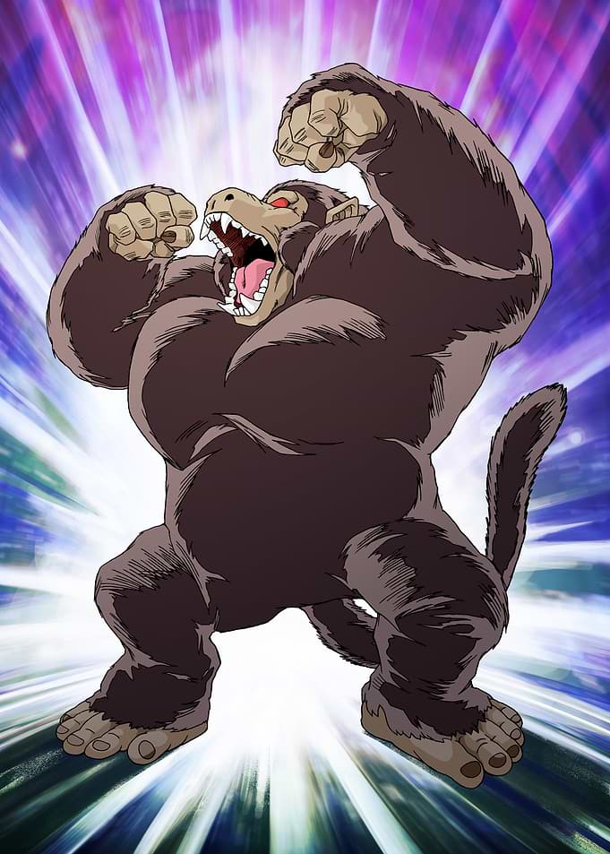 DB Goku as Great Ape