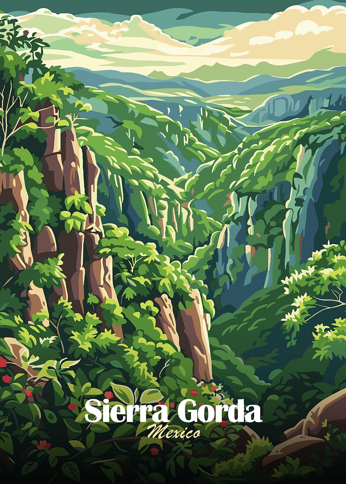 Sierra Gorda, Mexico Landscape Art