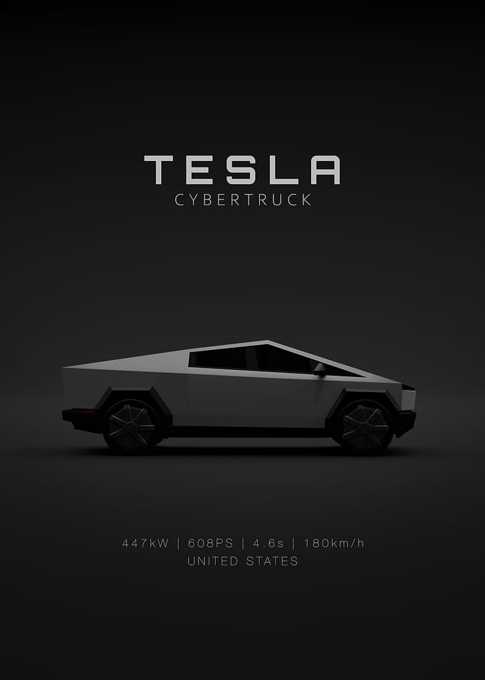 Specs Tesla Cybertruck Silver