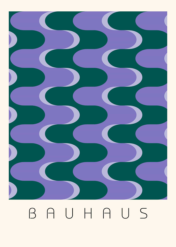 Bauhaus Abstract Pattern Art