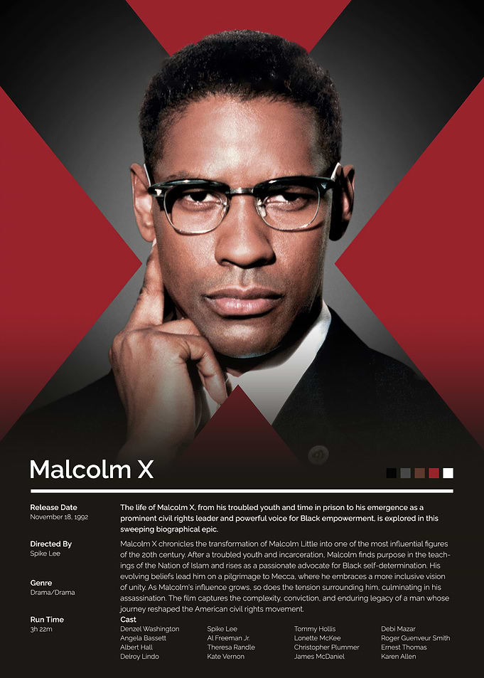 Malcolm X Movie Poster