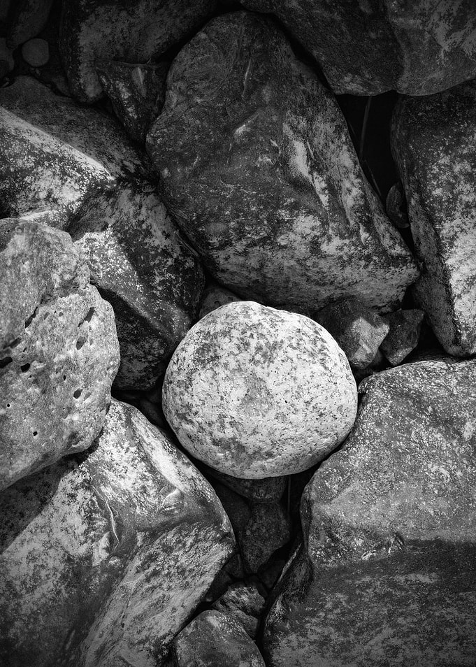 Monochrome Rock Pile