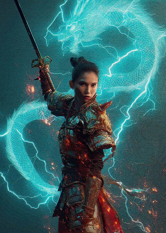 Warrior Dragon Sword