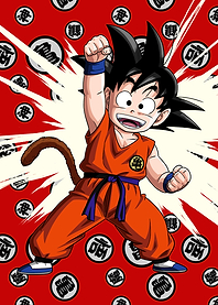 DB Goku kanji pattern