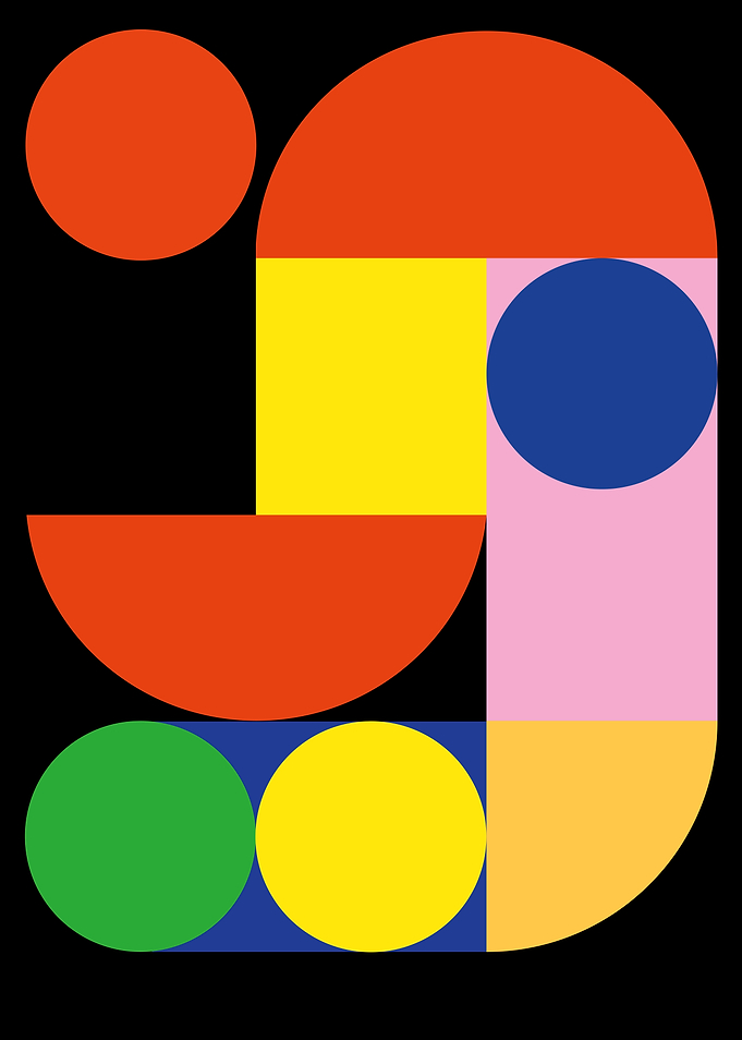 Bauhaus Abstract Geometric Shapes