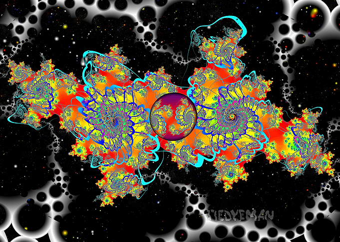 'Space Cheese' Fractal Art