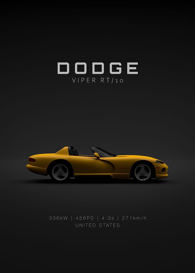 Specs - 2001 Dodge Viper RT-10 Yellow