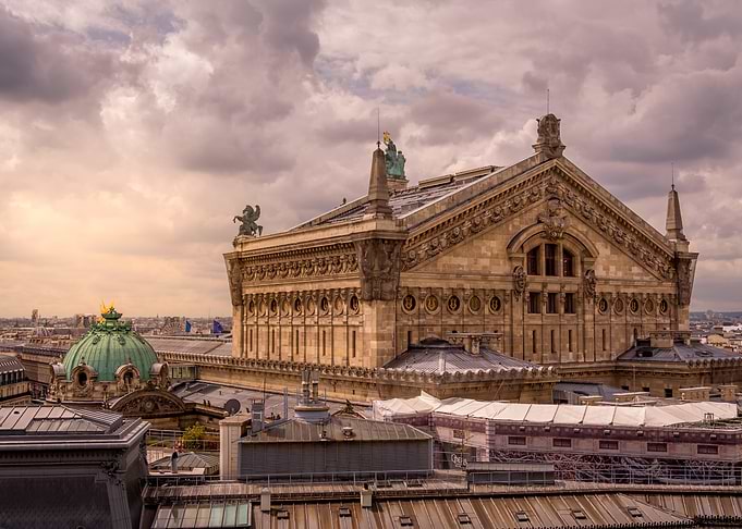 Paris Opera Garnier Rooftop View