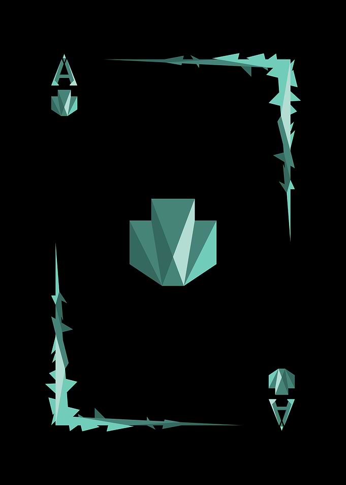 Abstract Ace Card Design