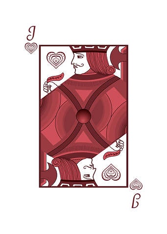 Jack of Hearts Playing Card