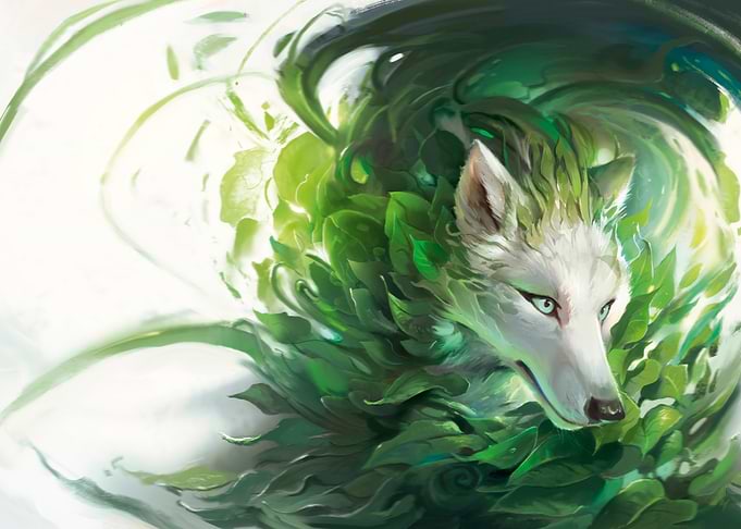 Plant Spirit Wolf - Winter Can Wait