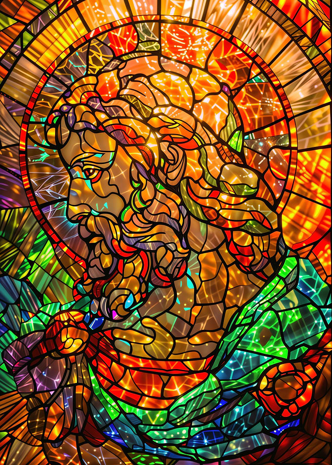 Stained Glass God