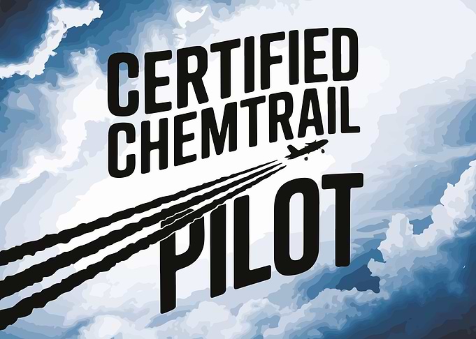 Certified Chemtrail Pilot Graphic
