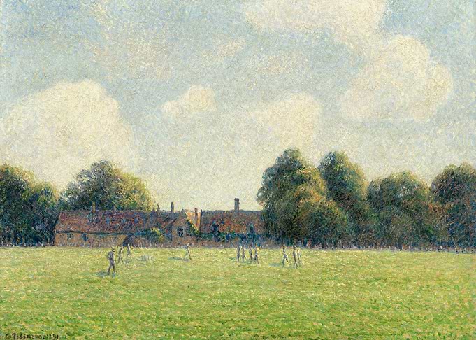 Cricket Field by Camille Pissarro