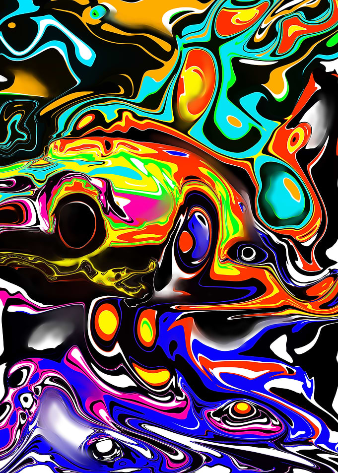 Abstract Car Art