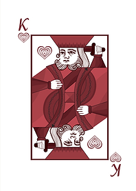 King of Hearts Playing Card
