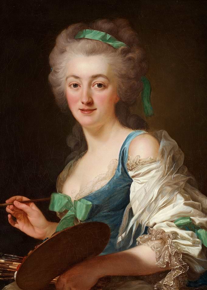 Portrait of a Woman with Palette