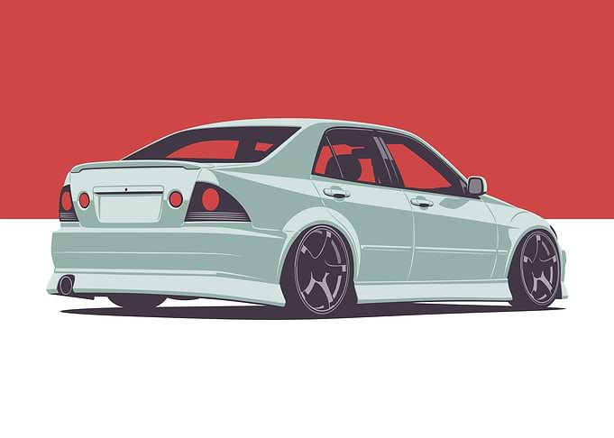 Mint Alteza / IS300 Illustration