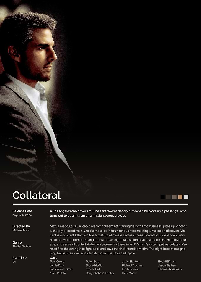 Collateral Movie Poster