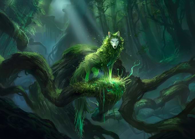 Whispers of the Forest - Wolf Spirit